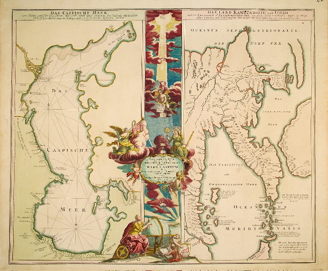 1720 S Michigan. Homann Curious Map 1720.