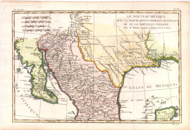 Bonne Nouveau Mexique 1781.